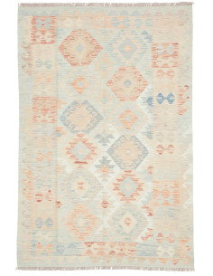 Tappeto Killim Afgahnistan 122x179 Bianco Sporc