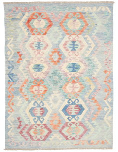 Rug Killim 133x174 Sky Blue