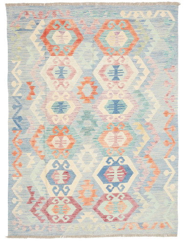Rug Killim 133x174 Sky Blue