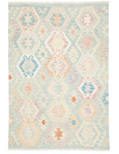 Tappeto Killim Afgahnistan 124x177 Azzurro Past
