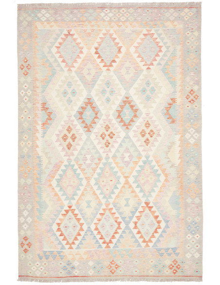 Rug Killim 199x291 Cream Coral
