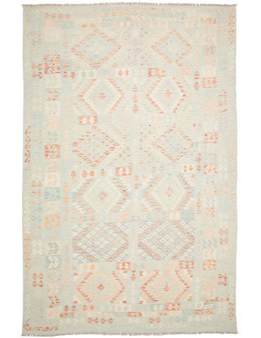 Tappeto Killim Afgahnistan 242x367 Azzurro Tenu