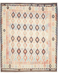 Tappeto Killim Afgahnistan 255x304 Beige Crema