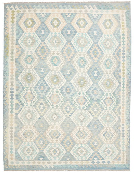 Tappeto Killim Afgahnistan 260x340 Blu Cielo Cr