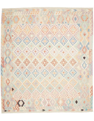 Rug Killim 259x297 Pastel Multicolor