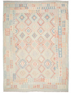 Tappeto Killim Afgahnistan 250x343 Azzurro Tenu