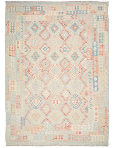 Tappeto Killim Afgahnistan 250x343 Azzurro Tenu