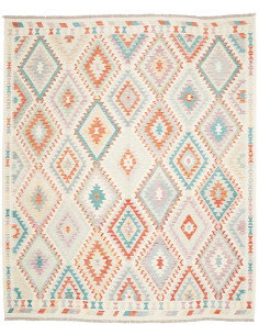 Rug Killim 251x298 Ivory Coral