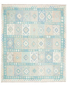 Rug Killim 248x295 Light Blue Turquoise