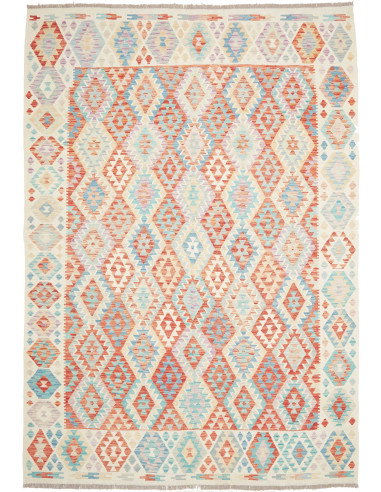 Tappeto Killim Afgahnistan 214x296 Crema Aranci