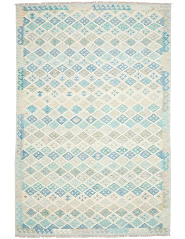 Tappeto Killim Afgahnistan 202x300 Azzurro Turc
