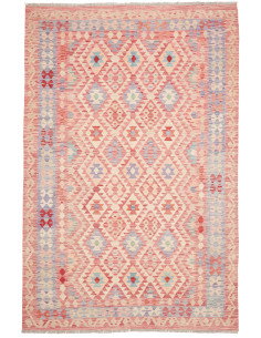 Rug Kilim Afghanistan 199x299 Coral Beige