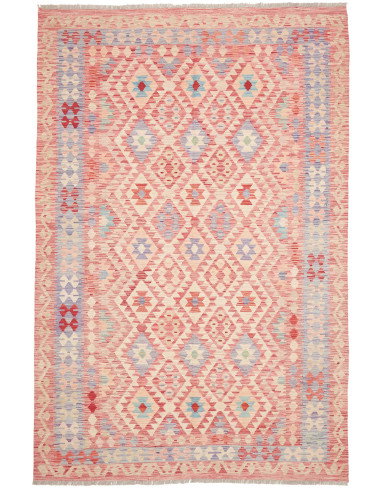 Rug Kilim Afghanistan 199x299 Coral Beige