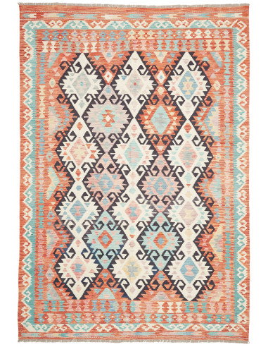 Rug Kilim Afghanistan 203x292 Terracotta Orange