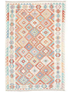 Rug Kilim Afghanistan 173x253 Terracotta Sky Bl