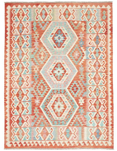 Tappeto Kilim Afghanistan 180x240 Terracotta Az