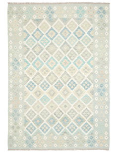 Tappeto Kilim Afghanistan 173x242 Blu-verde Chi