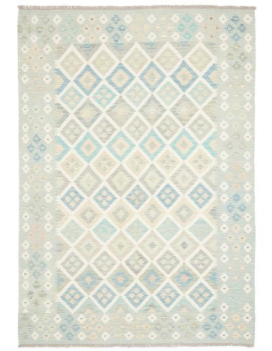 Tappeto Kilim Afghanistan 173x242 Blu-verde Chi