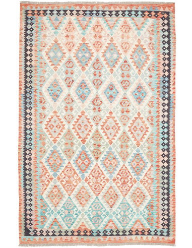 Tappeto Kilim Afghanistan 173x262 Arancio Coral
