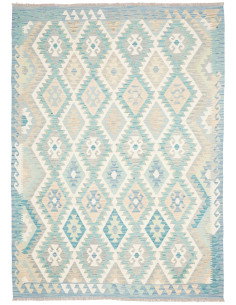 Tappeto Kilim Afghanistan 175x242 Blu Cielo Tur
