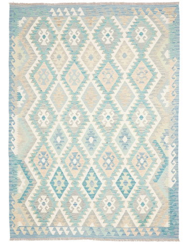 Rug Kilim Afghanistan 175x242 Sky Blue Turquois