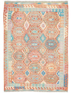 Tappeto Kilim Afghanistan 178x246 Terracotta Bl