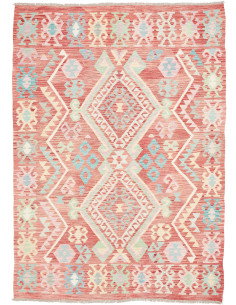 Tappeto Kilim Afghanistan 172x240 Rosso Terraco