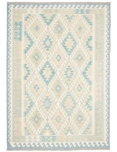Tappeto Kilim Afghanistan 172x243 Azzurro Acqua