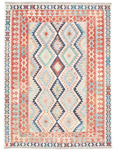 Rug Kilim Afghanistan 153x206 Coral Terracotta