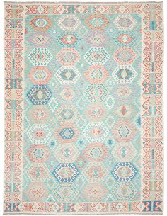 Tappeto Kilim Afghanistan 303x398 Acquamarina R