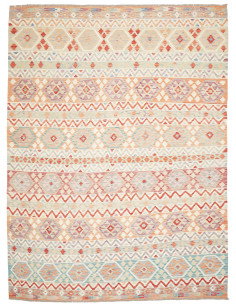 Tappeto Kilim Afghanistan 255x344 Beige Arancio