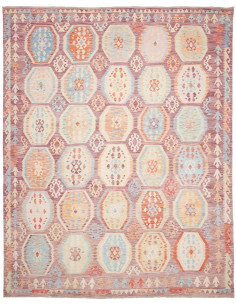 Rug Kilim Afghanistan 309x391 Mauve Sky Blue