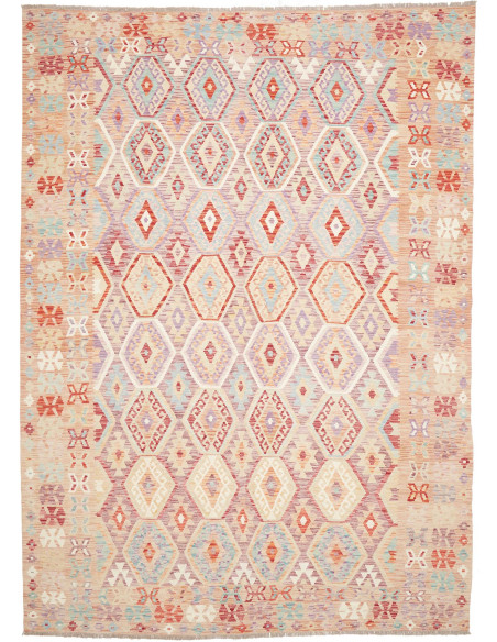 Tappeto Kilim Afghanistan 253x352 Multicolore (