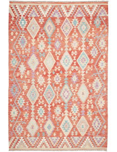 Rug Kilim Afghanistan 200x300 Terracotta Orange
