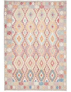 Tappeto Kilim Afghanistan 178x253 Grigio-lavand