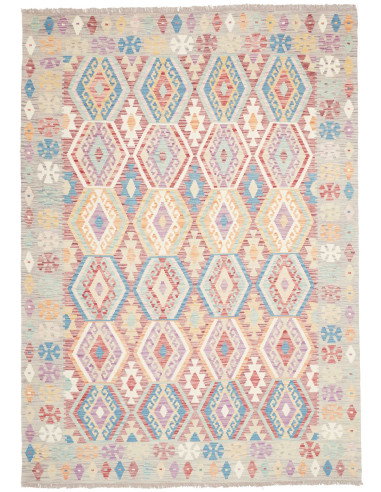 Tappeto Kilim Afghanistan 180x250 Multicolore G