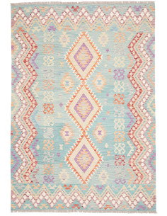 Tappeto Kilim Afghanistan 176x255 Turchese Lava