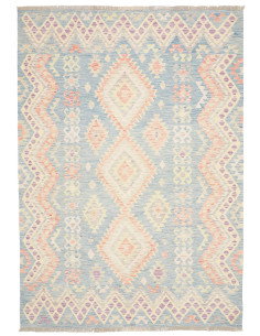 Rug Kilim Afghanistan 175x250 Sky Blue Denim Bl