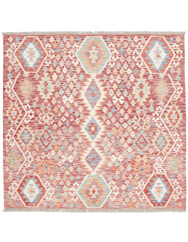 Rug Kilim Afghanistan 158x152 Terracotta Red Sk