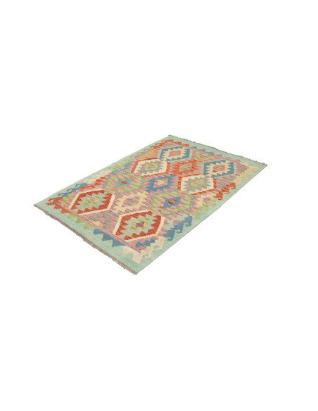 Kilim 101x150 Cm Kilim, Afghanistan, Hand-carded Wool (warp: