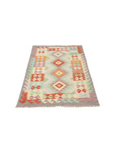 Kilim 96x149 Cm Kilim, Afghanistan, Hand-carded Wool (warp: 2