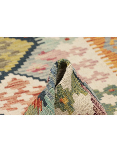 Kilim 125x184 Cm Kilim Afghanistan Hand-carded Wool (warp: