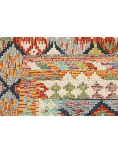 Kilim 125x184 Cm Kilim Afghanistan Hand-carded Wool (warp: