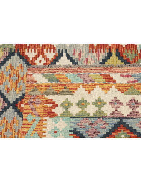 Kilim 125x184 Cm Kilim Afghanistan Hand-carded Wool (warp: