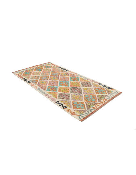 Kilim 99x199 Cm Kilim Afghanistan Hand-carded Wool (warp