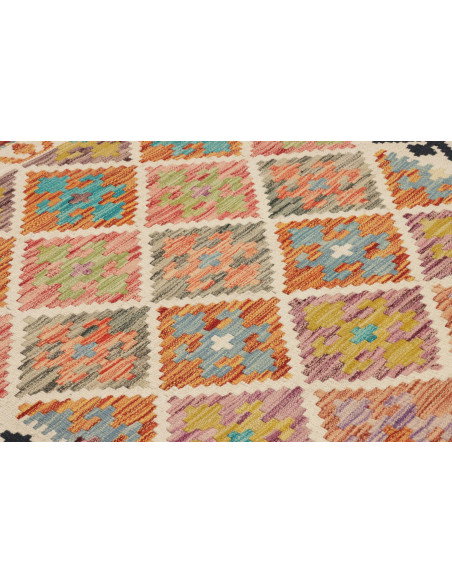Kilim 99x199 Cm Kilim Afghanistan Hand-carded Wool (warp