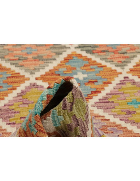 Kilim 99x199 Cm Kilim Afghanistan Hand-carded Wool (warp