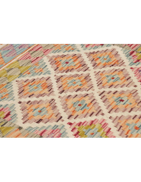 Kilim 102x204 Cm Kilim, Afghanistan, Hand-carded Wool,