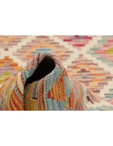 Kilim 102x204 Cm Kilim, Afghanistan, Lana Cardata A Mano,
