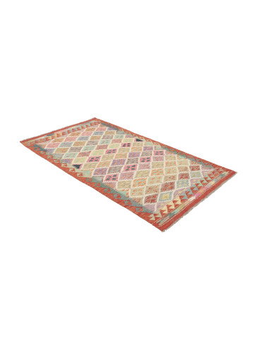 Kilim 101x190 Cm Kilim Afghanistan Hand-carded Wool (warp: